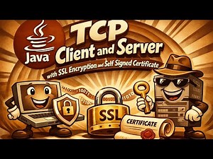 Java tcp client and server with SSL encryption and self signed certificate