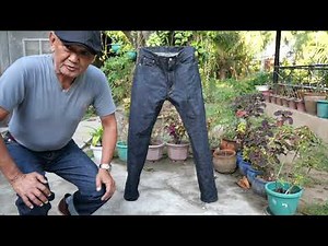 Glueing My Denim Jeans With Corn Starch