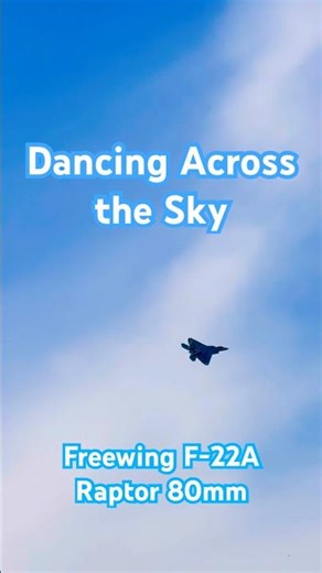 The Freewing F-22 80mm is a true aerobat when you balance it tail heavy #new#rcairplane#f22#aviation