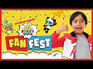 Tune into Ryan's World FanFest THIS SATURDAY! Join Ryan, Rosanna Pansino, Xavier Woods AND MORE! - Videos For Kids