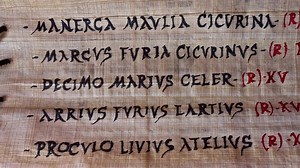 Roman Manuscript Papyrus