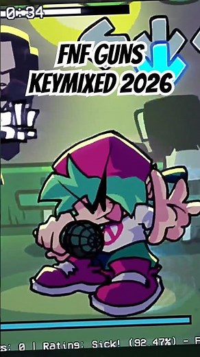 FNF GUNS KEYMIXED #fnf #fnfmod #animation