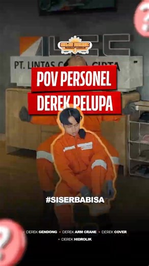 POV Personel Derek Pelupa #rajaderek #derekbandung #towingbandung #comedy #mobilderek #shorts