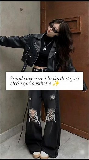 Oversized Outfit Ideas for College & Everyday Wear 🤍 #outfitideas