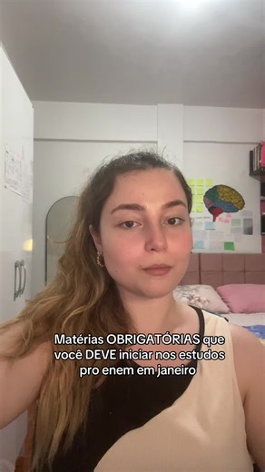 Matérias obrigatórias para estudar em janeiro para o Enem 2026