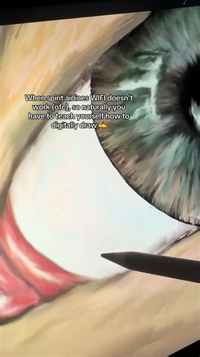 Teaching Yourself Digital Art on a Flight