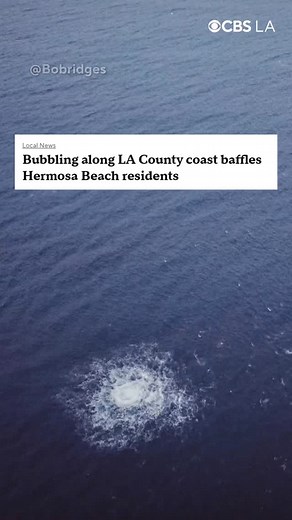 Mysterious bubbles off the coast of Hermosa Beach caught the eyes of residents, with some venturing into the ocean to find answers. Theories started taking off including aliens, submarines or even whale flatulence. CBS LA’s Mike Rogers from The Desk tracked down the real reason. #ocean #mystery #cbs #losangeles #hermosabeach | CBS LA