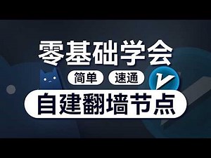 如何自建翻墙节点？| 从零开始VPS搭建节点教程 | 什么、是VPS、协议、面板？| 自建节点有什么好处？ | 机场节点搭建全流程 | 无限芝士