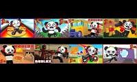 Mix of 8 videos from youtube : Combo Panda plays Roblox Everything