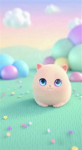 Balloon Kitty 🎈 | Cute Cat Animation for Kids 🐱💛