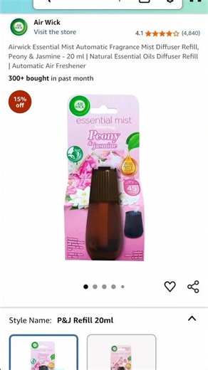 Airwick Essential Mist Refill Review | Peony & Jasmine Fragrance | Automatic Air Freshener