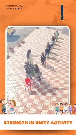 Strength in Unity Activity — our students learn teamwork, trust, and togetherness.