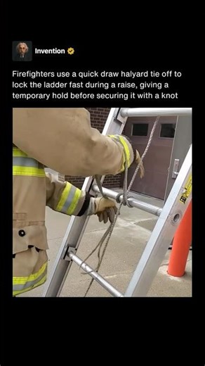 The Quick Draw Halyard Trick Firefighters Swear By 🧑‍🚒🪢 #shorts