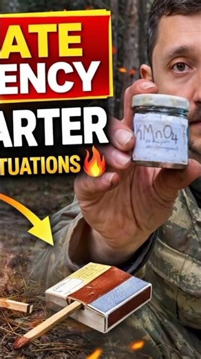 Ultimate Emergency Fire Starter for Survival Situations 🔥👌