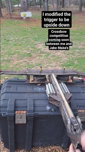 spring powered crossbow #diy #welding