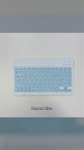 Bluetooth Keyboard Ultra-Slim, Hebrew Layout, Rechargeable, USB, iOS/Android/Win – Universal – AliEx