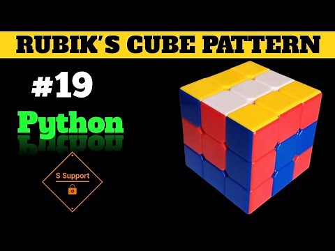 HOW TO MAKE PYTHON PATTERN IN RUBIK'S CUBE | HOW TO MAKE SNAKE PATTERN IN RUBIK’S CUBE