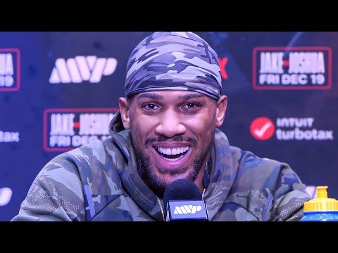 Anthony Joshua • POST FIGHT PRESS CONFERENCE | vs. Jake Paul | Netflix Boxing