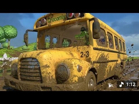 "🎶 Wheels on the Bus – Muddy Road Adventure Edition! 🌧️ | Fun Nursery Rhymes for Kids"