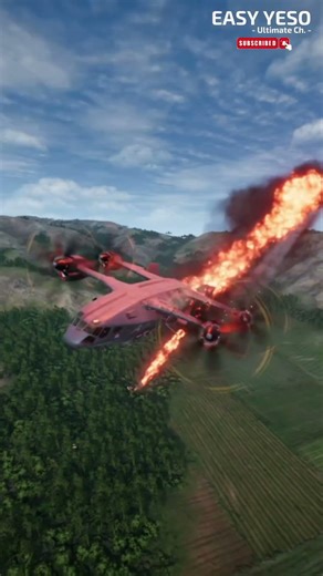 Nuclear Option - Aircraft Crash 008 #NuclearOption #Aircombat #crash #flightsimulator #sandbox