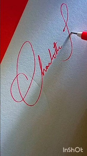 Fast Cursive Writing ASMR | How to Write English Name (Fine-Tip Pen) – Charlotte Taylor