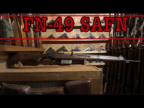 FN-49 SAFN (8mm Mauser) History & Shooting Demo
