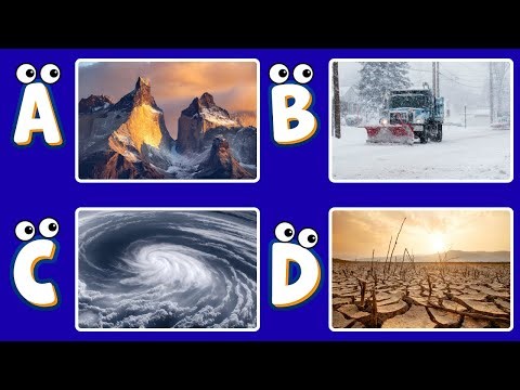 A to Z Funny Natural Disasters for Kids 🌪️ Rhyming Alphabet Learning Song