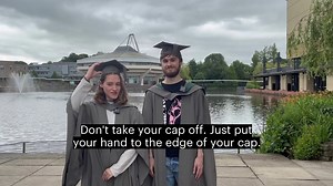 11K views · 72 reactions | Doff your cap , wave to your friends and family  , and most important of all - enjoy your moment! Find more top tips from Sabbatical Officers Kaitlyn and Freddy at https://tinyurl.com/msxsxrtn #UoYGraduation | University of York | Facebook