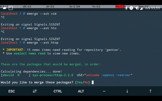 Gentoo GNU/Linux on Android(chroot)