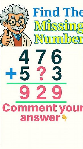 Can You Find the Missing Number? 🧠 | Genius Math Puzzle Challenge