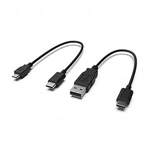 CME WIDI Uhost OTG USB Micro-B MIDI Cable Pack 2 - USB Micro-B OTG to USB-C + USB-A to USB-C - USB Cables for Connecting WIDI Uhost (Wireless MIDI) with USB MIDI Instrument and Computer