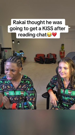 Rakai thought he was going to get a KISS after reading chat😂💔 #rakai #piperrockelle #fyp #viral