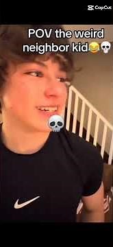 p o v the weird Neighbor comes over💀