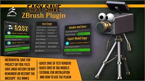 Easy Save ZBrush Plugin