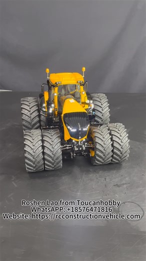 7.1K views · 167 reactions | double wheels upgraded 1050 Fendt RC Tractor in yellow! It comes with 38 LED lights, 2 warning lights, and realistic sound system! #RCTractor #1050F​endt #UpgradedFeatures #ModelTrucks #LEDLights #RCAddicts #LESU | LESU RC USA | Facebook
