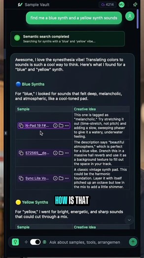 The smartest sample manager with an AI assistant that listens, analyses, and memorizes your samples