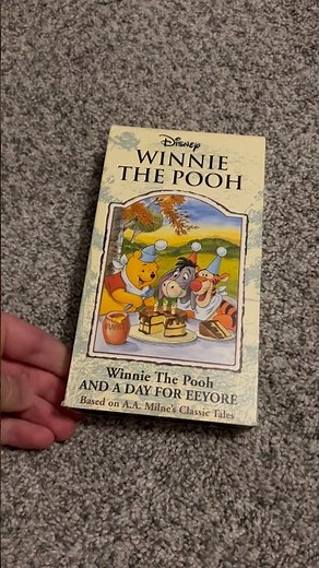 Winnie the Pooh and a Day For Eeyore 2000 VHS