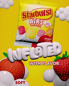 1.8K views · 1.4K reactions | Does cloud 10 exist? Because eating NEW STARBURST Airs Gummies is better than being on cloud 9. | Starburst | Facebook