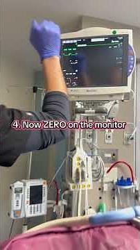 Zeroing an EVD (External Ventricular Drain) 🧠 Getting the level right is critical #nurse #icp
