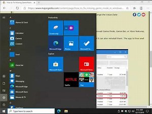 How to Fix Missing Game Mode in Windows 10