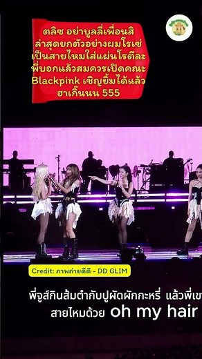 ตลิซ อย่าบูลลี่เพื่อนสิ ล่าสุดยกตัวอย่างผมโรเซ่เป็นสายไหมใส่แผ่นโรตีละ พี่บอกแล้วสมควรเปิดคณะ #Lisa