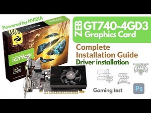 ZEBRONICS GT740-4GD3 Graphics Card, Powered by NVIDIA, 4GB GDDR3