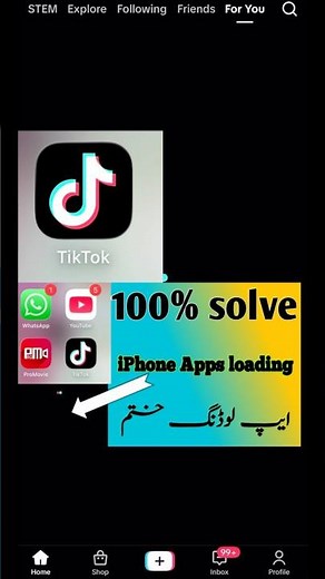 all iPhone tiktok loading problem solve in one minute | iphone app loading problem solve￼