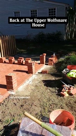 Brick Pavers @ the historic Upper Wolfsnare House in Virginia Beach, VA. #brick #history #757