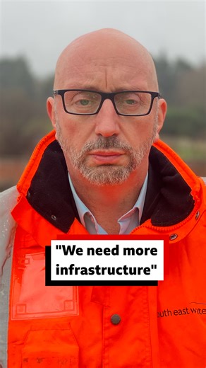 David Hinton, the CEO of South East Water, has admitted that they need "more infrastructure" to prevent further water outages. More here: https://bbc.in/3NXXzj7 | BBC Kent