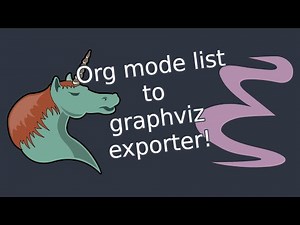 Emacs Hacking: creating graphviz trees from Org lists [Livestream Archive]