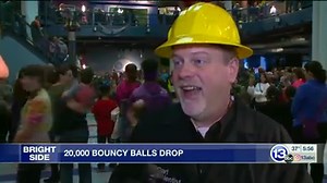 8.8K views · 115 reactions | Imagination Station got the jump on New Year's Eve with their annual ball drop ... 20,000 bouncy balls falling to the floor of the science center Monday afternoon. | 13abc | Facebook