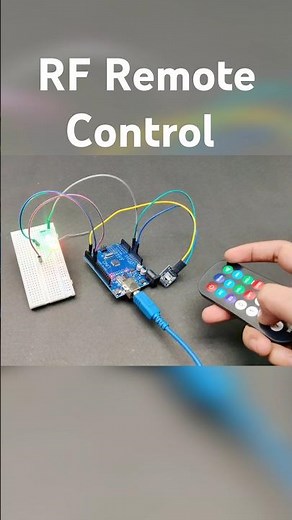 RF Remote Control #rf #remotecontrol #arduino #electronicproject #electronics