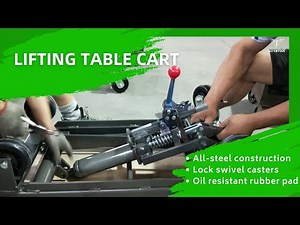Altertool harbor freight hydraulic Lifting Lift Table Cart with wheels design.