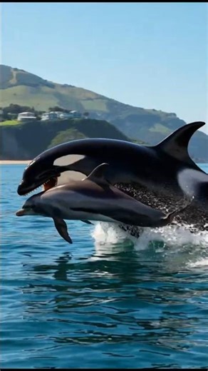 This “Whale” Is Actually the Largest Dolphin 🐋😨 #KillerWhale #Orca #Dolphin #OceanGiants